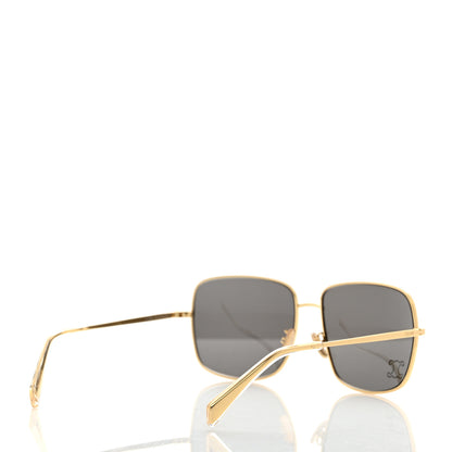 Celine Metal Rhinestone Sunglasses CL40284U Gold 4 of 8