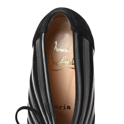 Christian Louboutin Suede Calfskin Inverness Apollo 100 Booties 36.5 Black 7 of 7