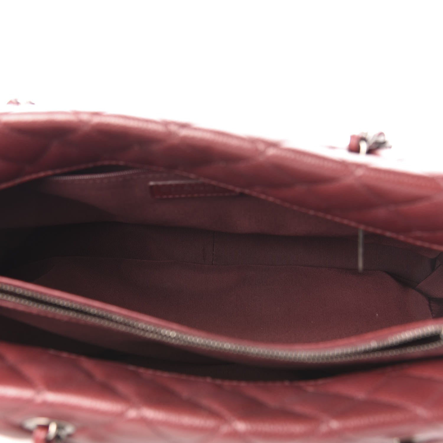 Chanel Caviar Quilted City Shopping Tote Dark Red 5 of 14