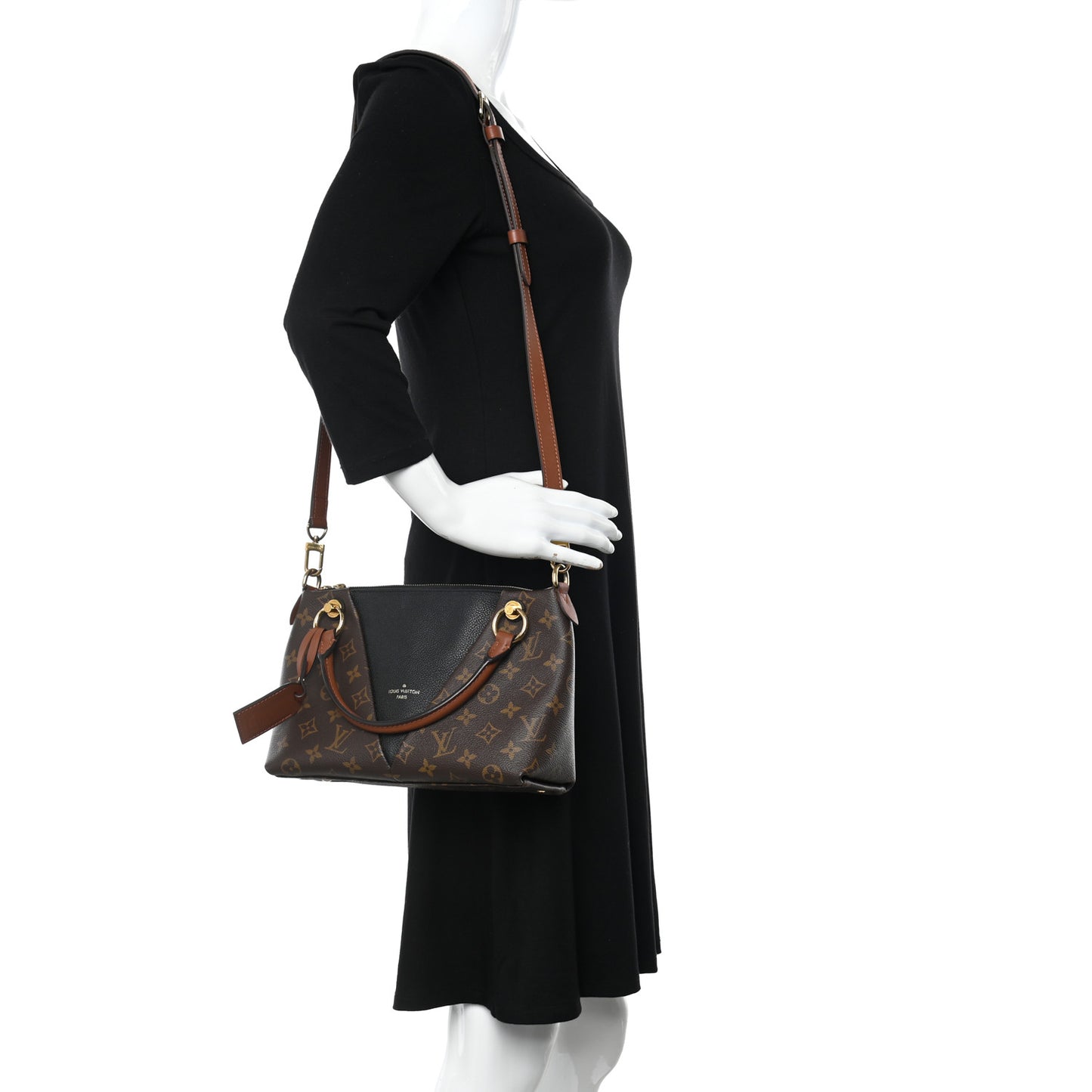 Monogram V Tote BB Black