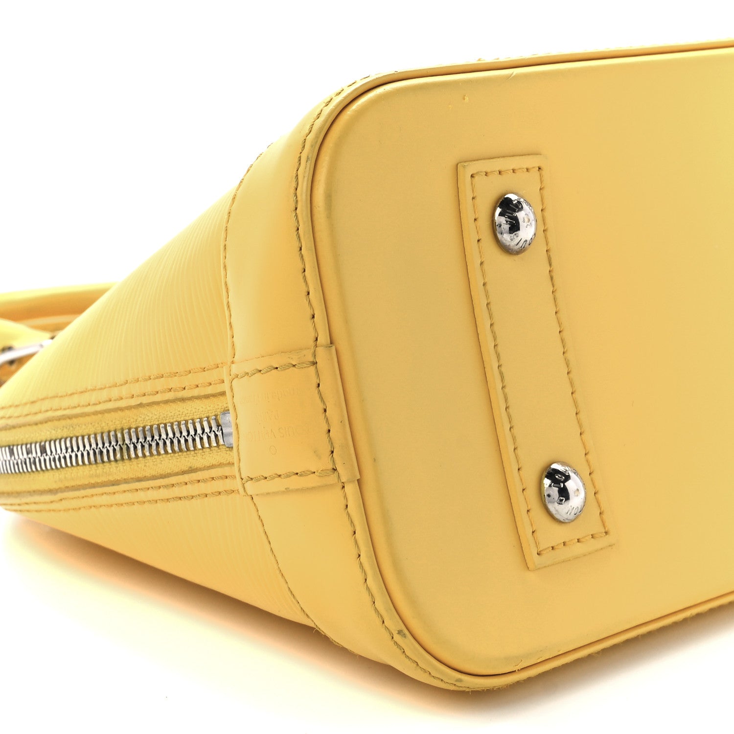 Louis Vuitton Epi Alma BB Citron 10 of 11