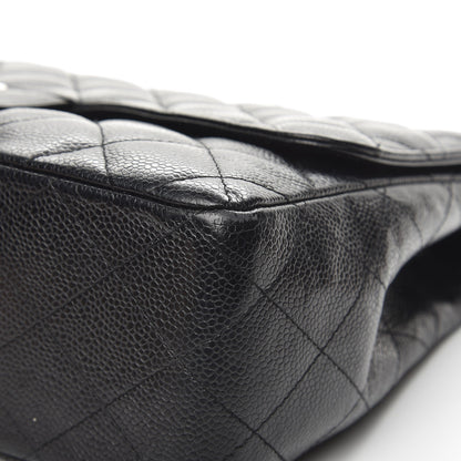 Chanel Caviar Quilted Jumbo Single Flap Black 13 of 13