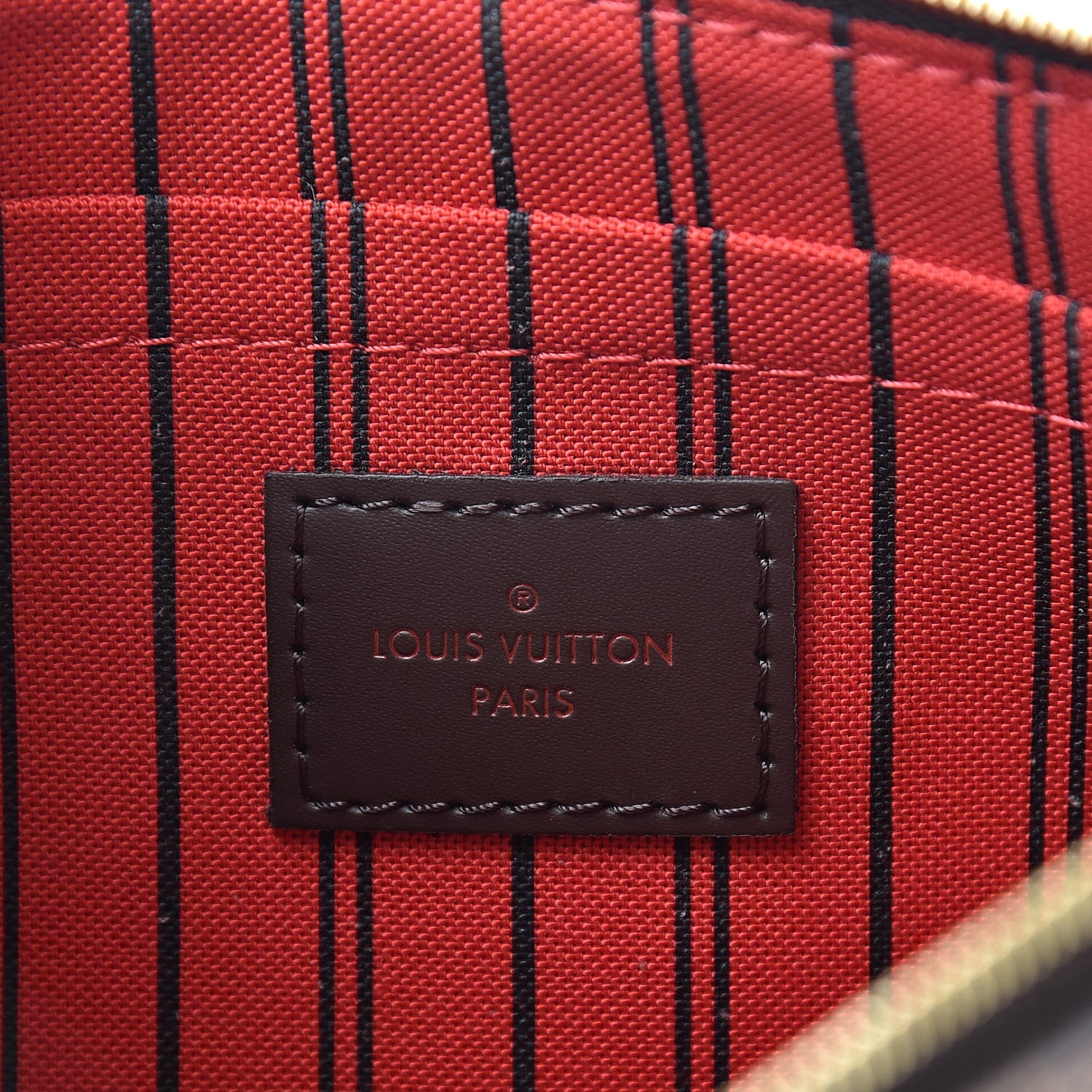 Louis Vuitton Damier Ebene Neverfull MM GM Pochette 6 of 8
