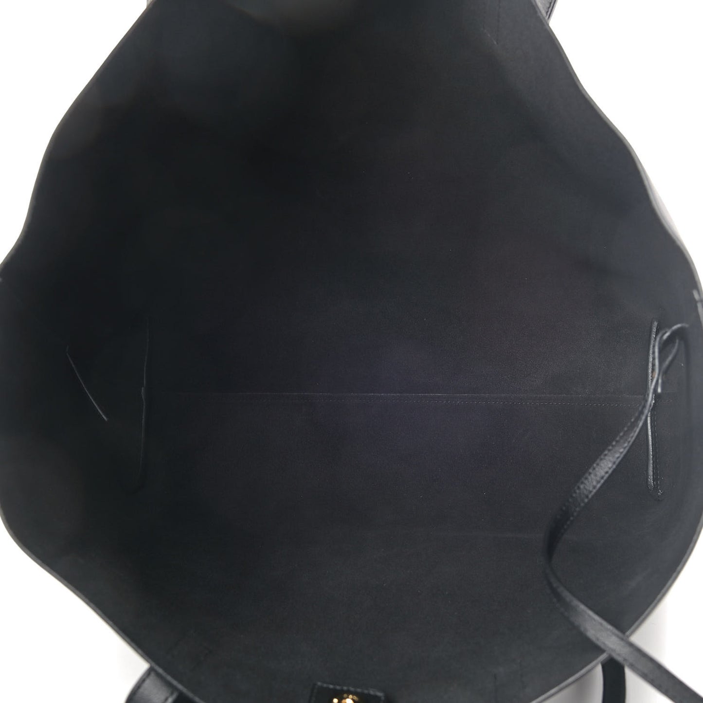 Calfskin Large Shopping Tote Black