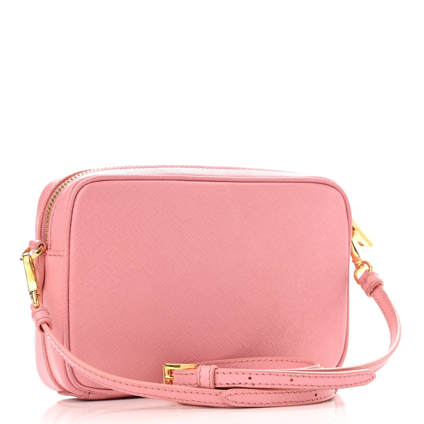 Saffiano Lux Small Camera Crossbody Bag Petalo
