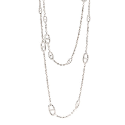 Hermes Sterling Silver Farandole Necklace 160 1 of 6