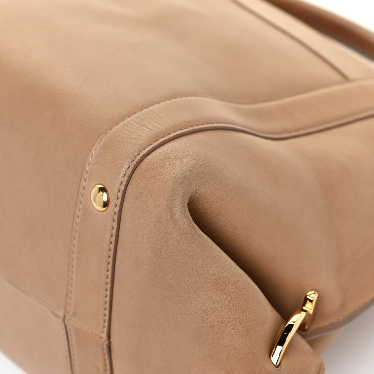 Salvatore Ferragamo Calfskin Suzanna Satchel Yuta 16 of 23
