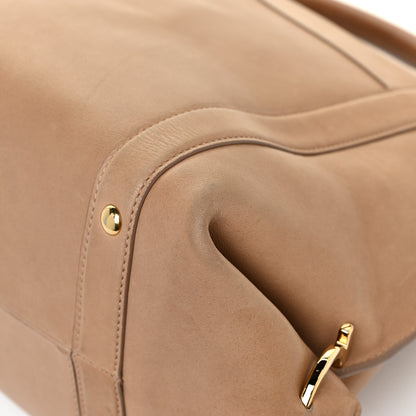 Salvatore Ferragamo Calfskin Suzanna Satchel Yuta 16 of 23