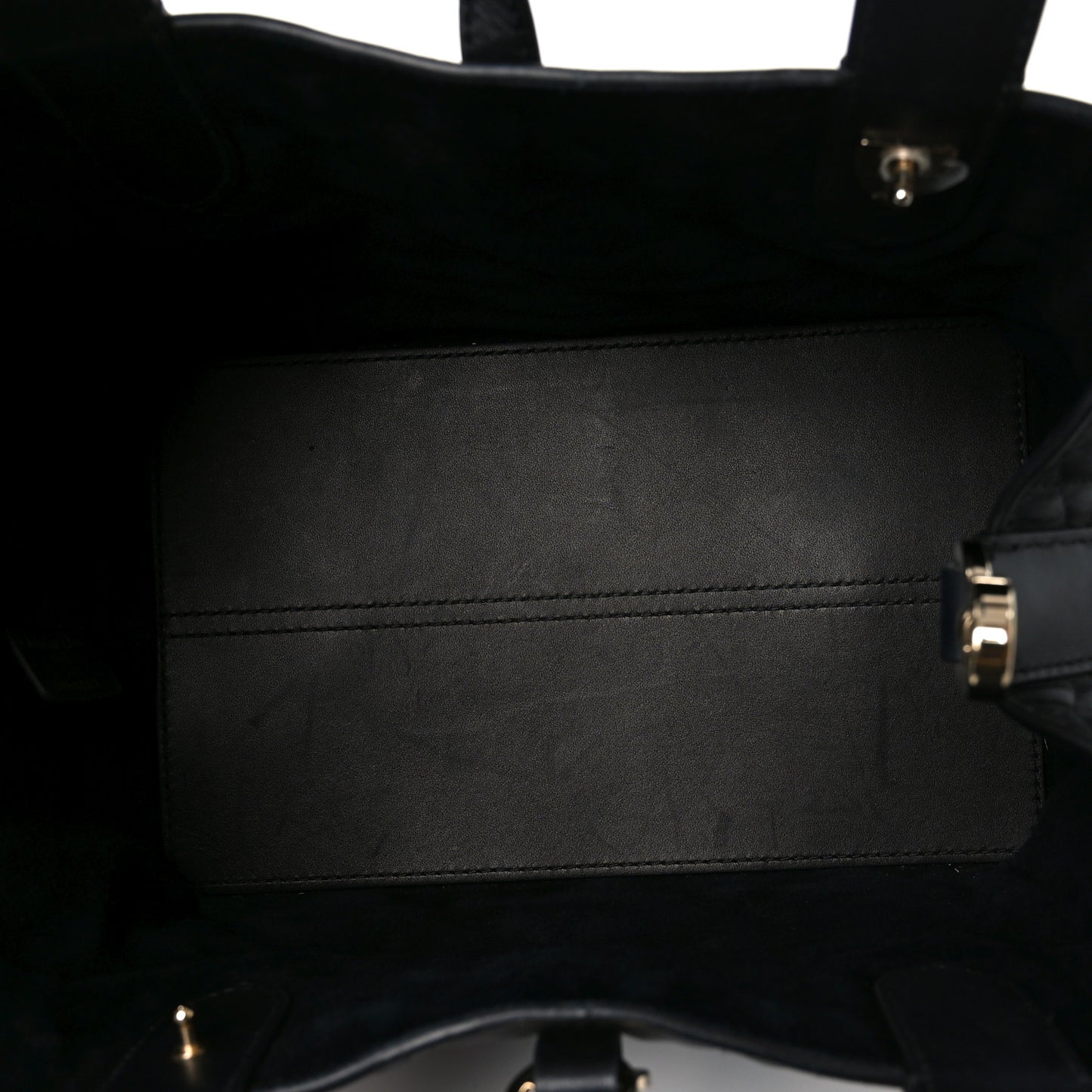 Calfskin Macrocannage Small Toujours Black