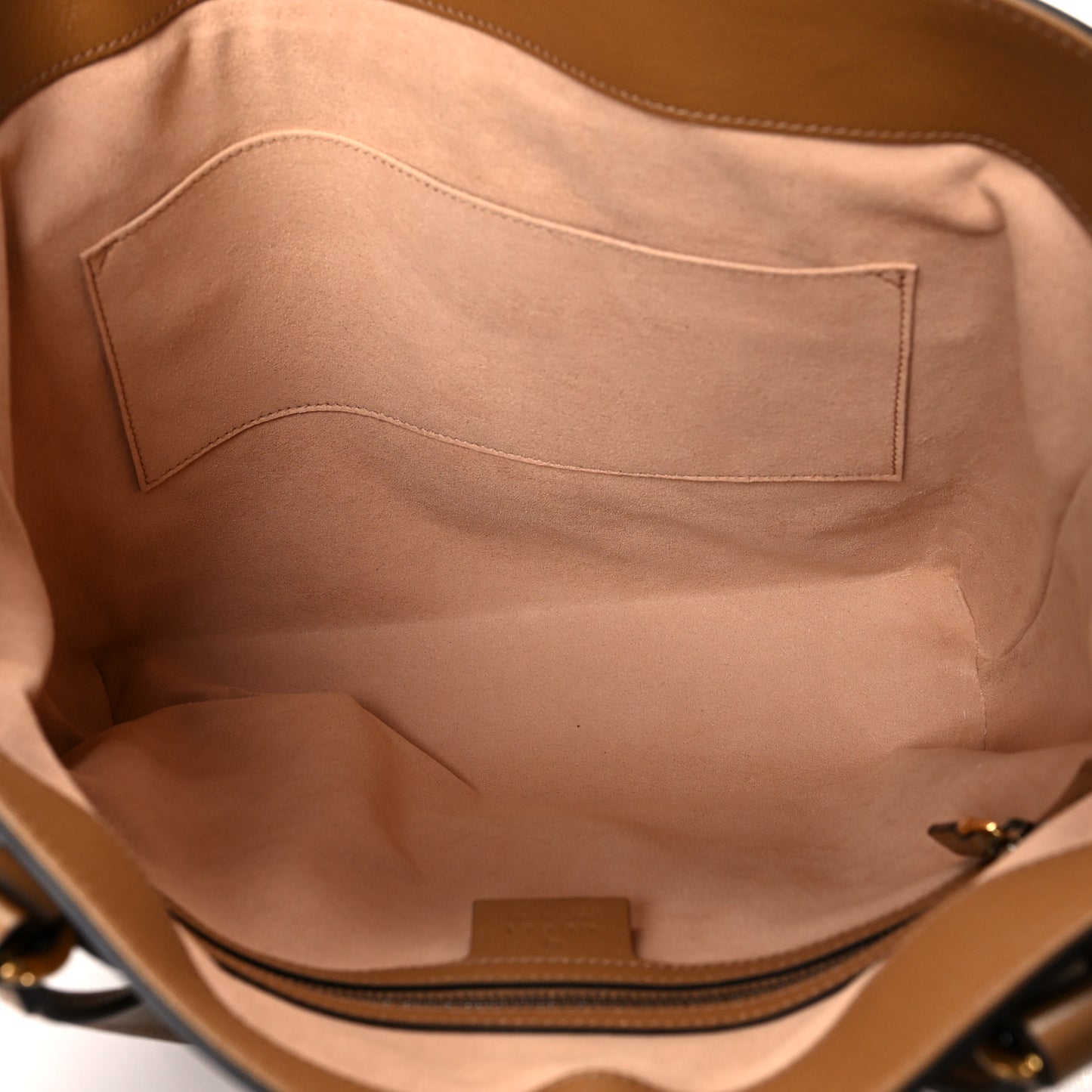 New Sakai Calfskin Lux Web Small Dahlia Tote Quartz Beige