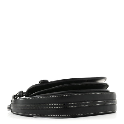 Burberry Canvas Horseferry Print Double Olympia Shoulder Bag Black 4 of 10