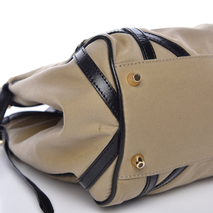 Burberry Canvas Calfskin Canterbury Tote Beige 9 of 14