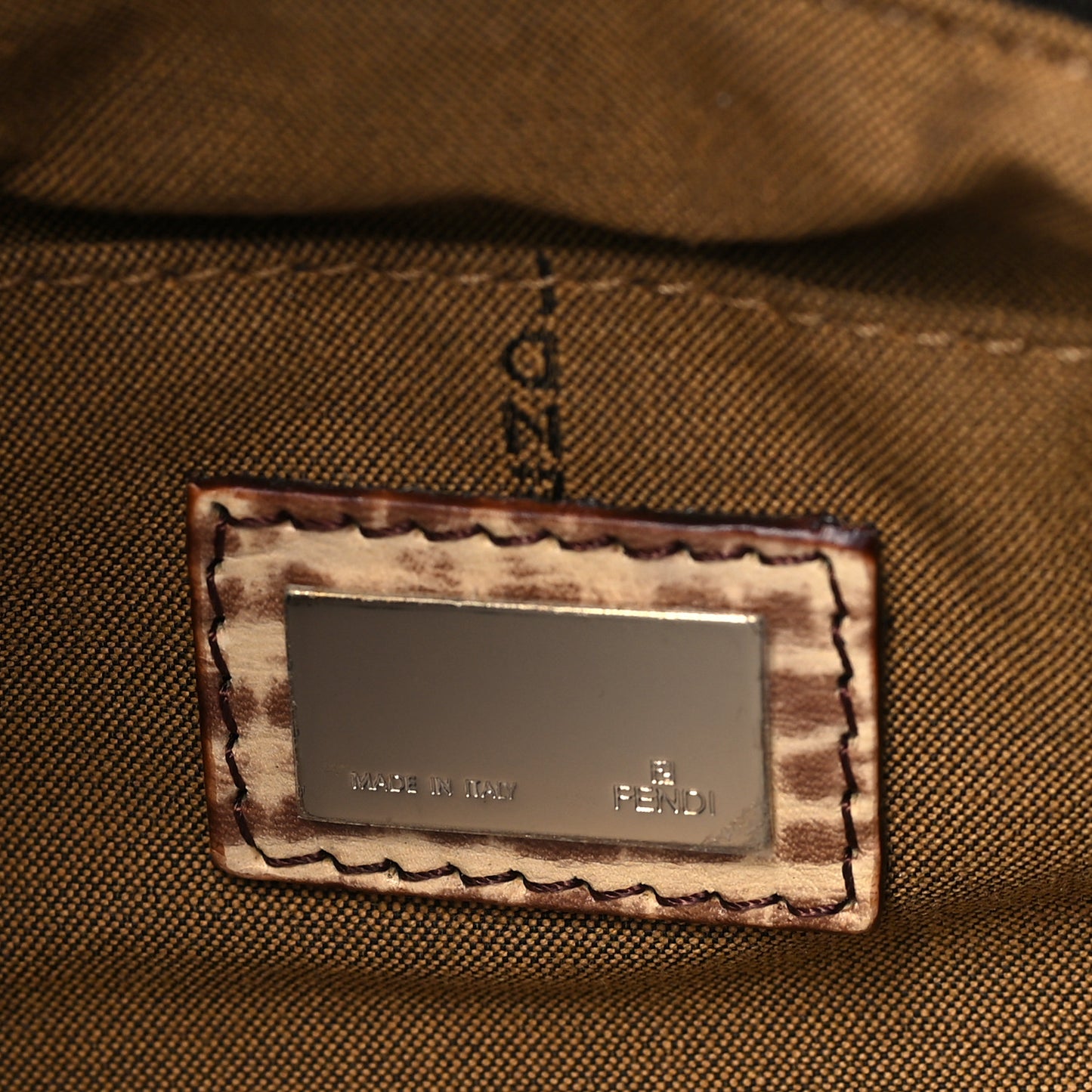 Zucca Cuoio Lucido Small Chef Shoulder Bag Tobacco Bois de Rose