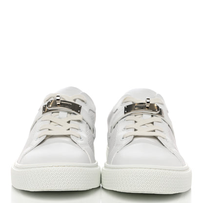 Hermes Calfskin Perforated Day Sneakers 41.5 White 2 of 9