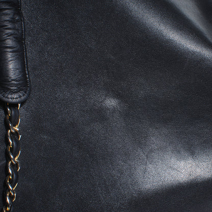 Chanel Lambskin Shopping Tote Black 14 of 14