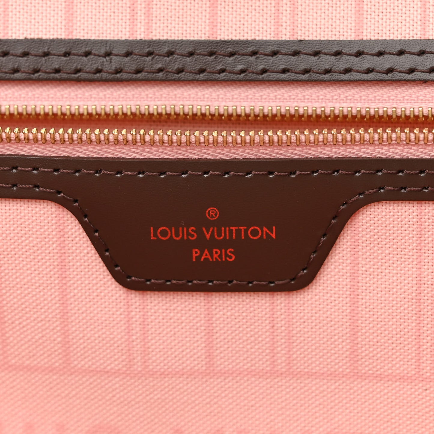 Damier Ebene Neo Neverfull MM Rose Ballerine