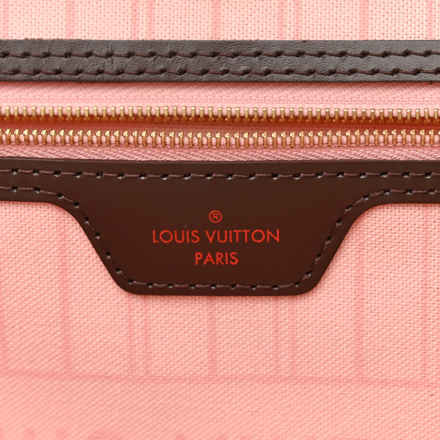 Louis Vuitton Damier Ebene Neo Neverfull MM Rose Ballerine 6 of 12