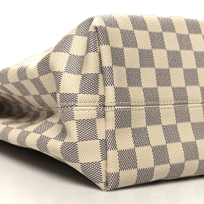 Louis Vuitton Damier Azur Graceful MM Rose Ballerine 9 of 11
