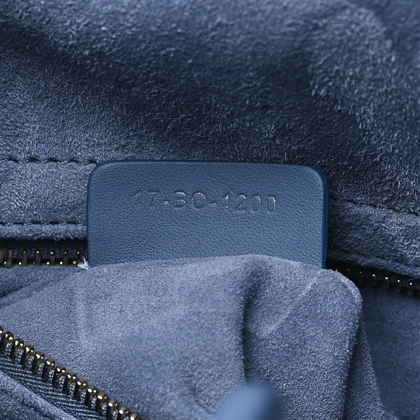 Ultra Matte Calfskin Cannage Large Lady Dior Denim Blue