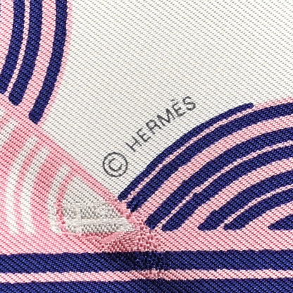 Hermes Silk Garde Robe Pop Charm Triangle Scarf 70 Multicolor White 4 of 6