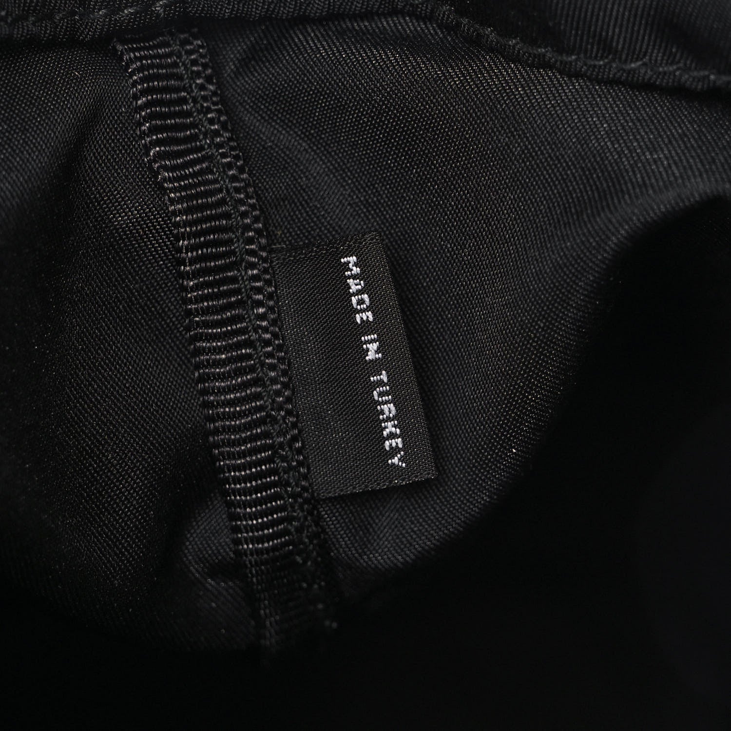 Prada Saffiano Tessuto Nylon Vela Bucket Wristlet Black 9 of 11