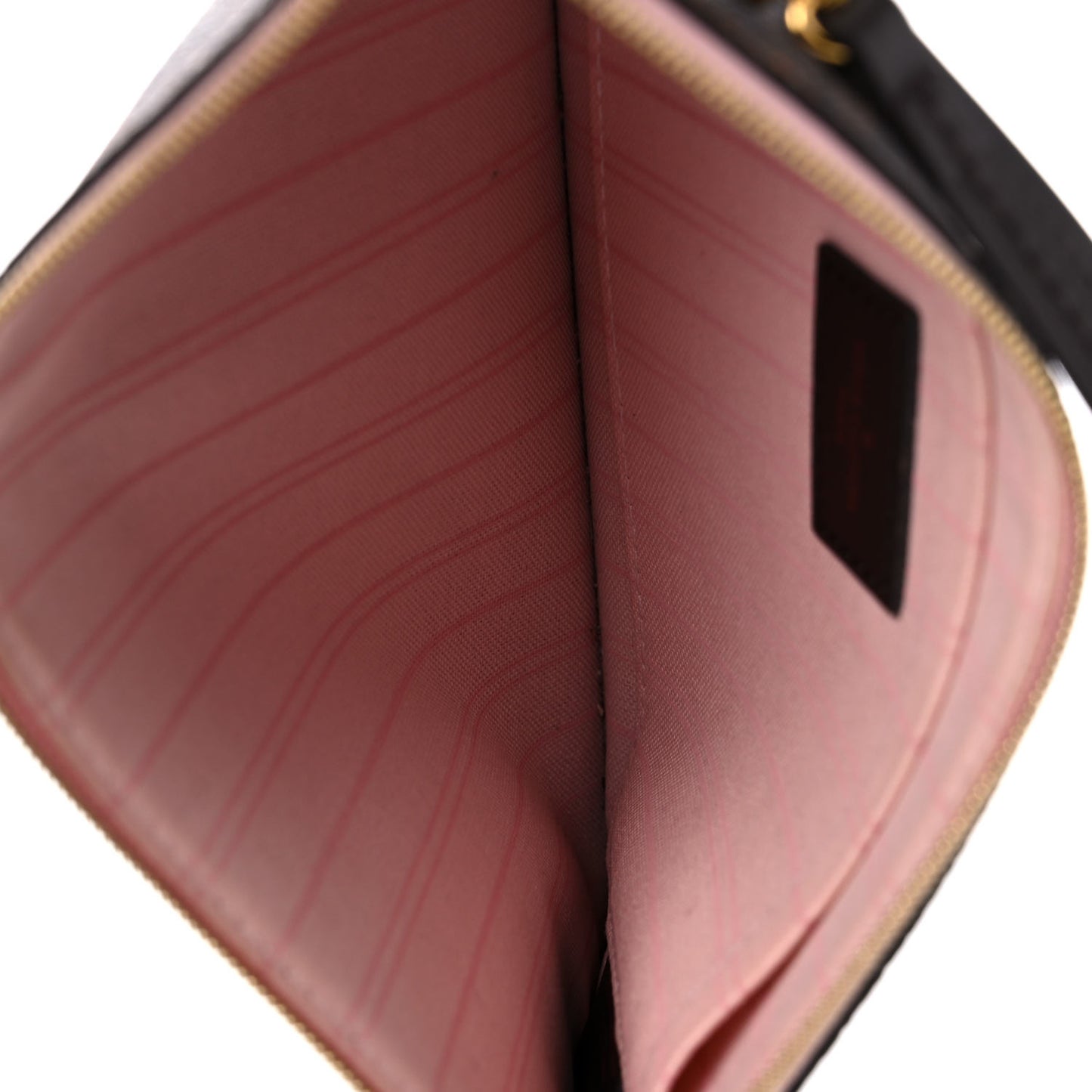 Damier Ebene Neverfull MM GM Pochette Rose Ballerine