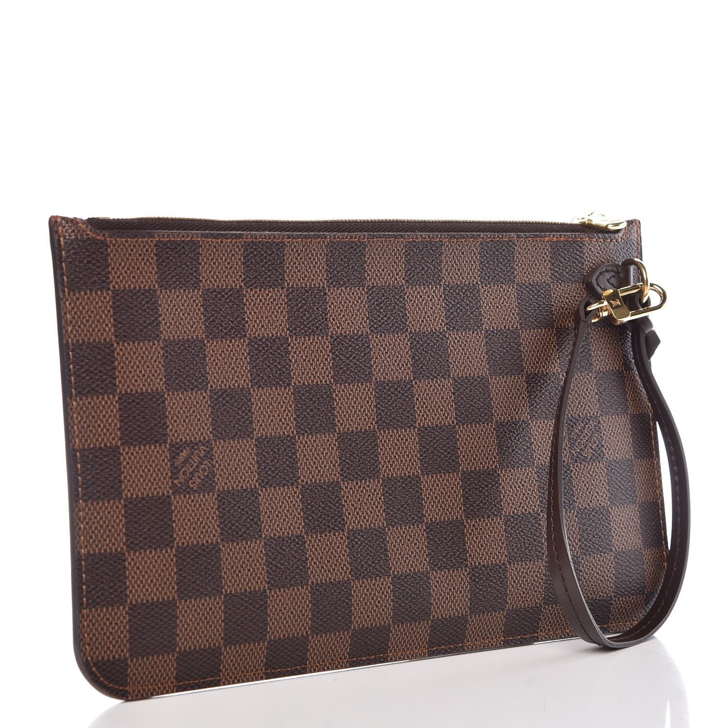Louis Vuitton Damier Ebene Neverfull MM GM Pochette 3 of 10
