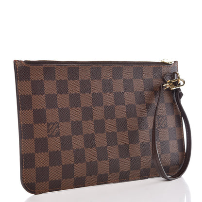 Louis Vuitton Damier Ebene Neverfull MM GM Pochette 3 of 10