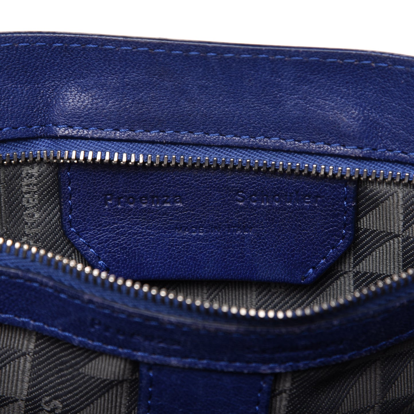 Lambskin Medium PS1 Satchel Cobalt Blue