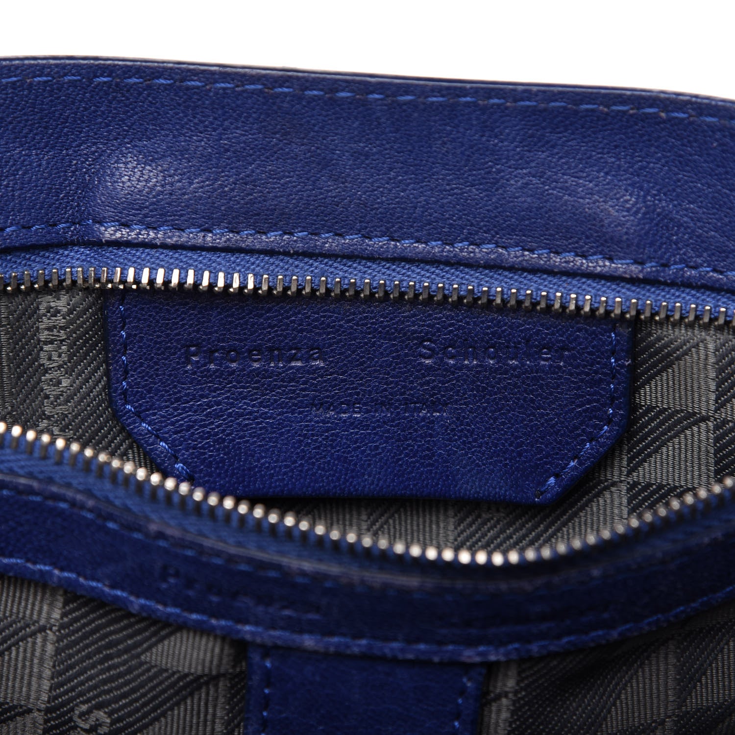 Proenza Schouler Lambskin Medium PS1 Satchel Cobalt Blue 8 of 15