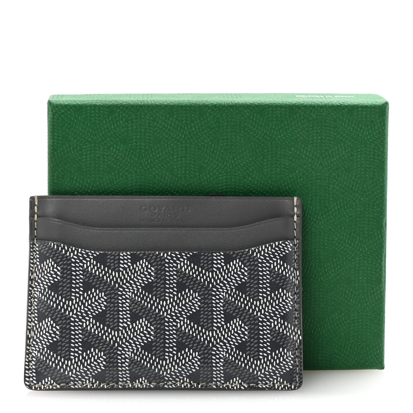 Goyardine Saint Sulpice Card Holder Grey