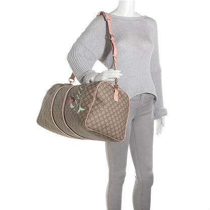 Gucci Monogram Mermaid Joy Large Carry On Duffle Bag Pink 2 of 7