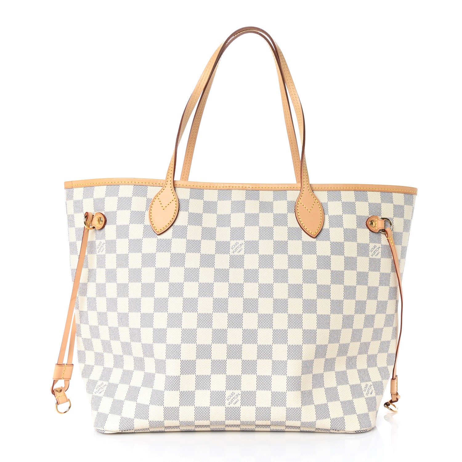Louis Vuitton Damier Azur Neo Neverfull MM Rose Ballerine 1 of 9