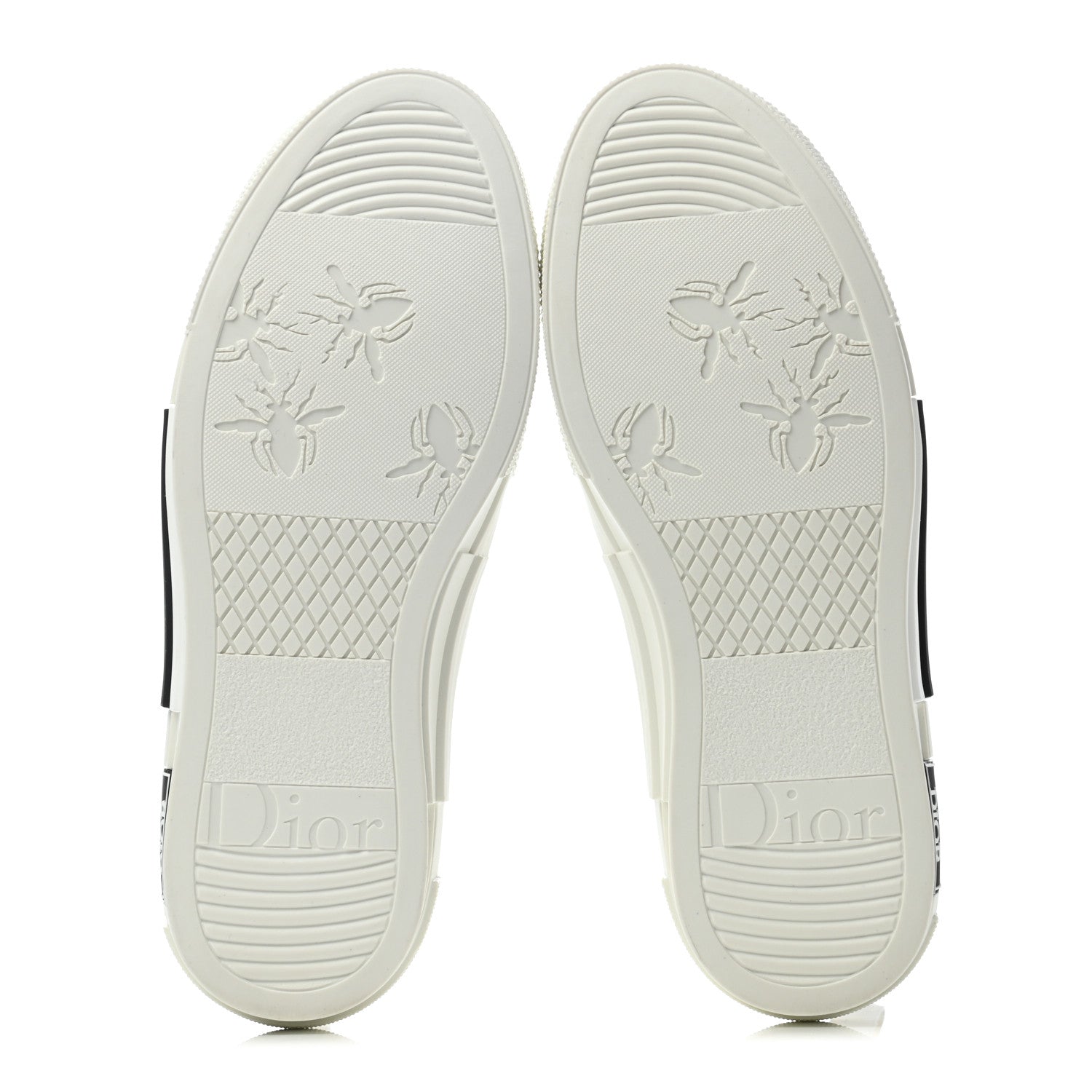 Christian Dior X KENNY SCHARF Technical Canvas Oblique Patch Mens B23 High Top Sneakers 37 White Blue 4 of 5