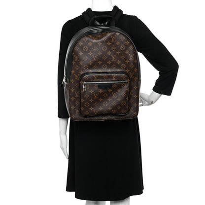 Louis Vuitton Monogram Macassar Josh NM Backpack 3 of 10