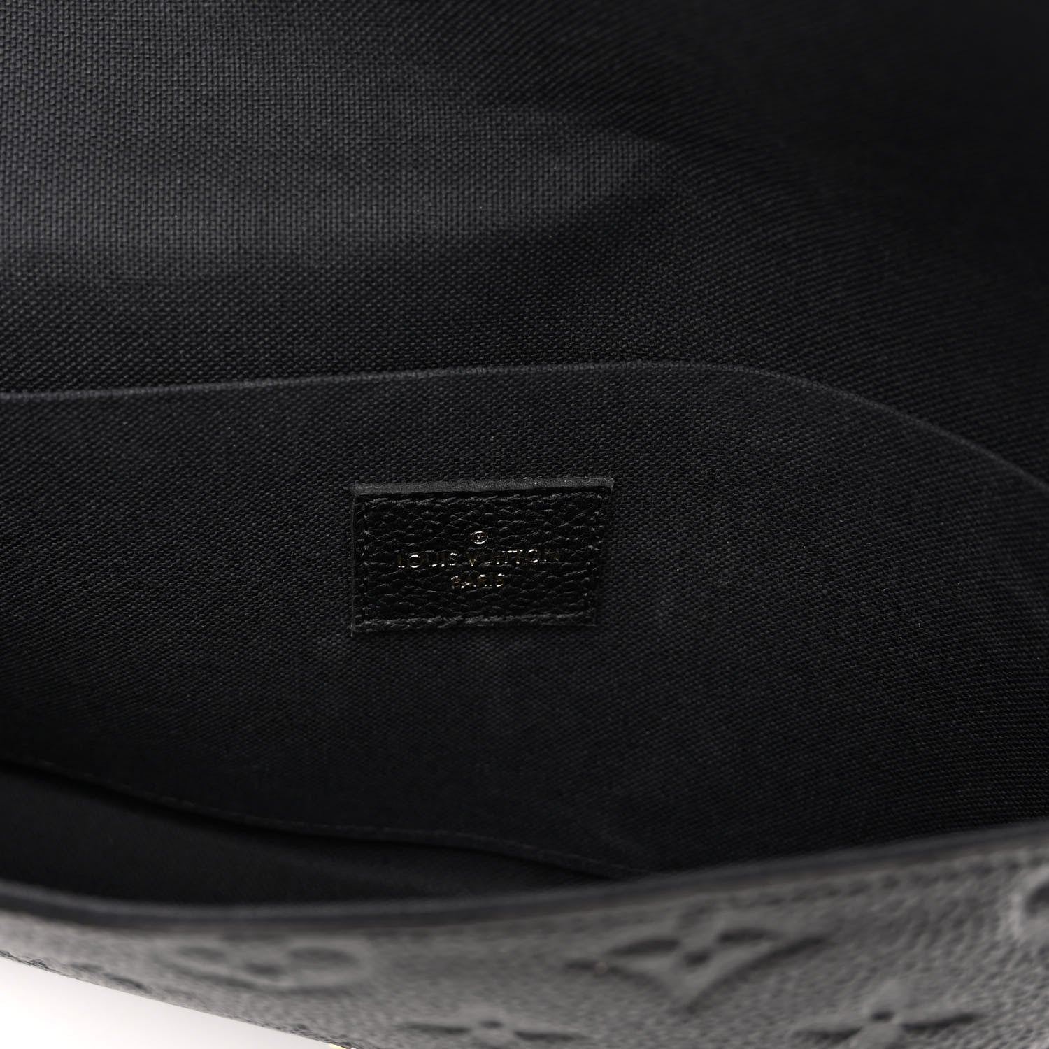 Louis Vuitton Empreinte Pochette Felicie Chain Wallet Black 6 of 9