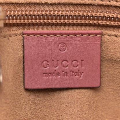 Gucci GG Supreme Monogram Blooms Medium Zippered Tote Beige Multicolor Dry Rose 6 of 12