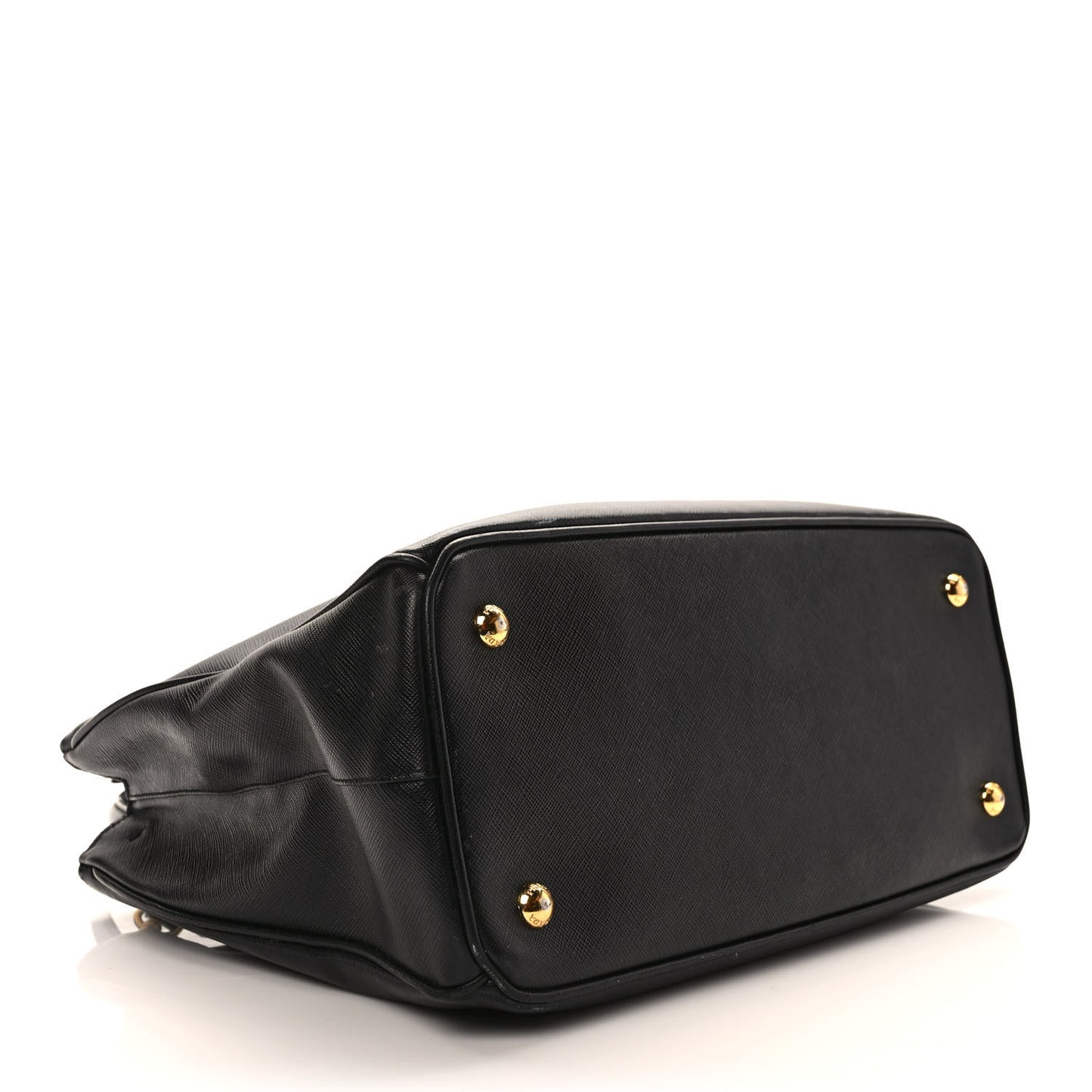 Saffiano Lux Medium Tote Black