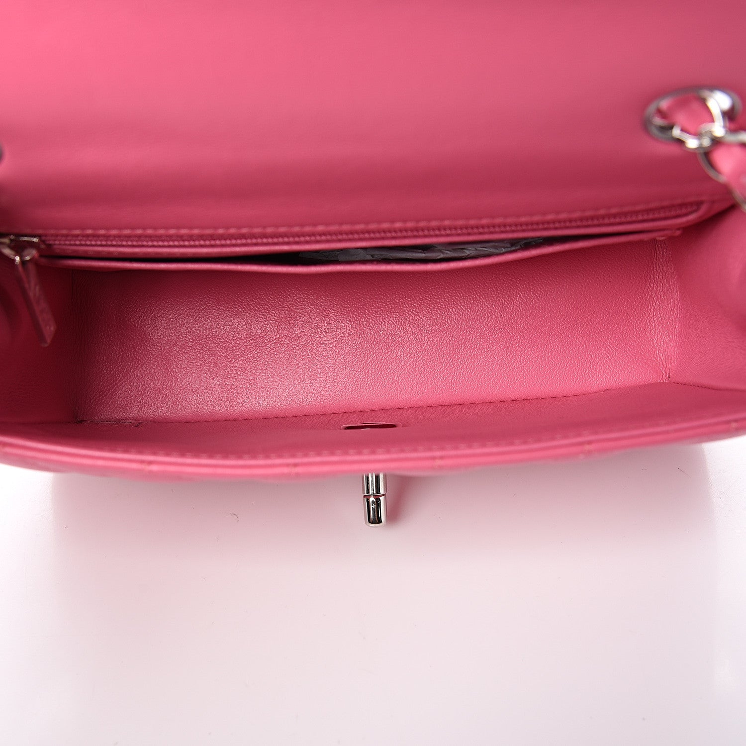 Chanel Lambskin Quilted Mini Rectangular Flap Pink 4 of 9