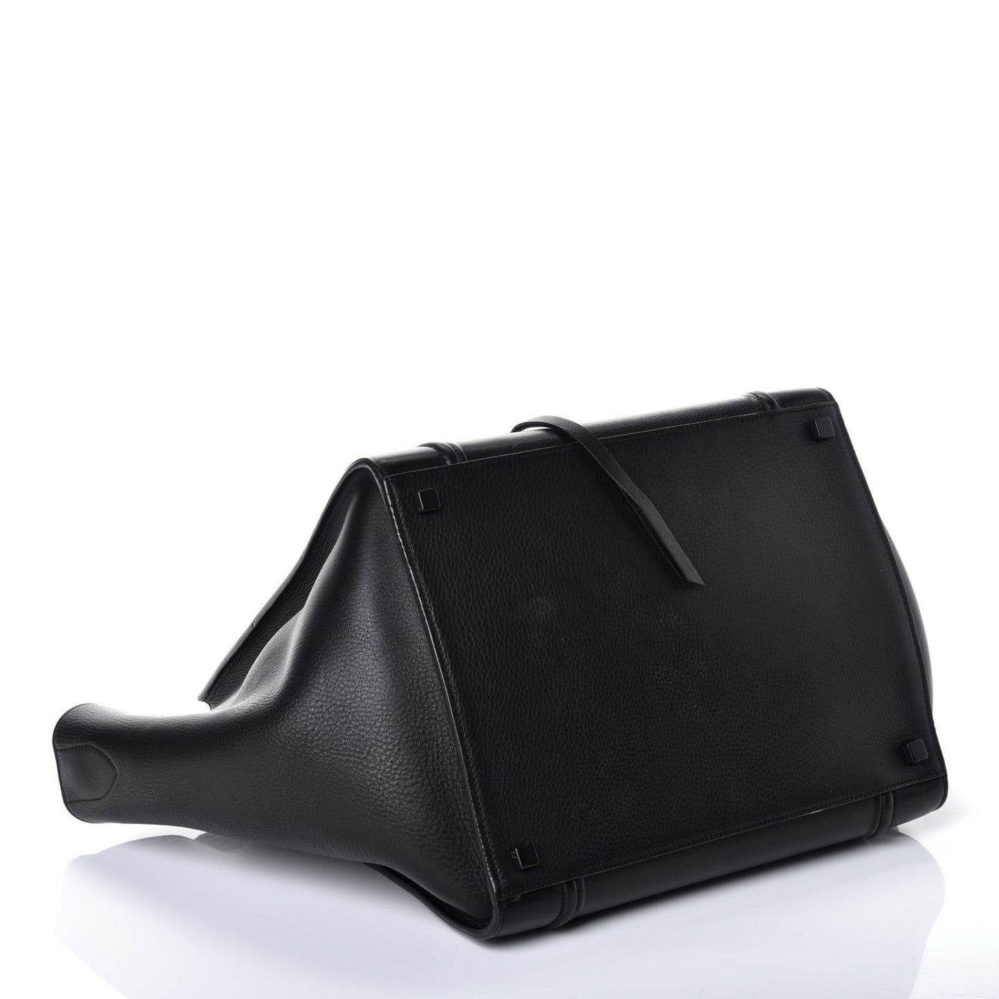 Supple Calfskin Medium Phantom Luggage Black