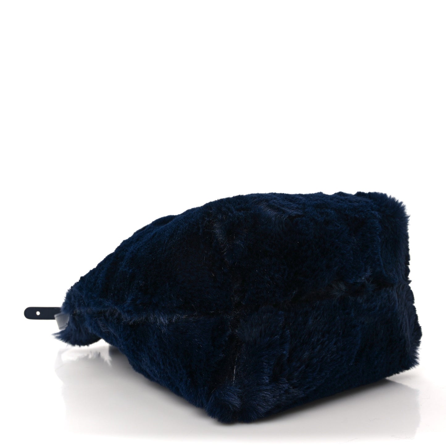 Faux Fur Mini Bucket Bag Blueberry