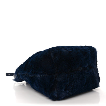 Mansur Gavriel Faux Fur Mini Bucket Bag Blueberry 4 of 13