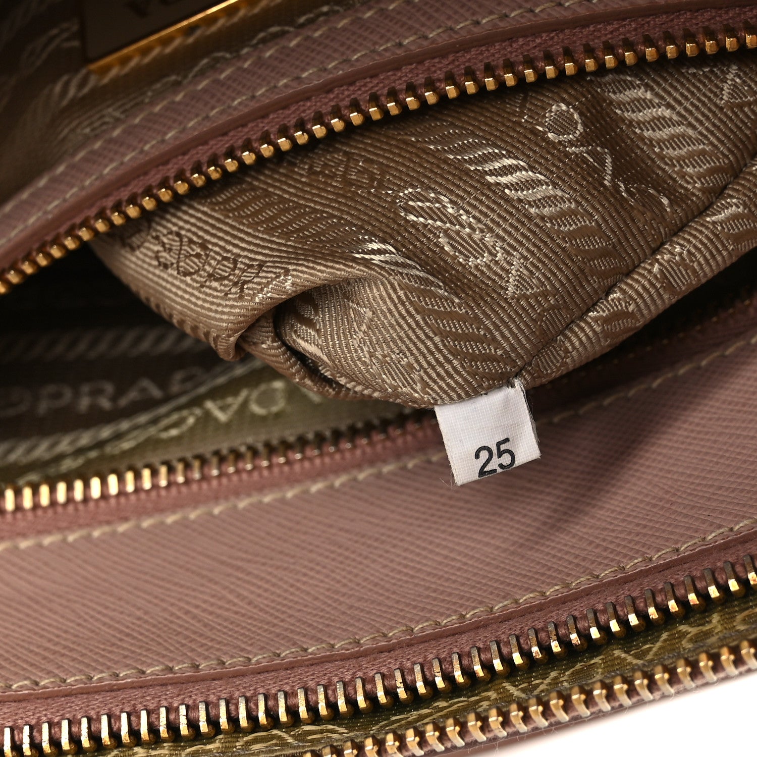Prada Saffiano Small Galleria Double Zip Tote Cammeo 8 of 12