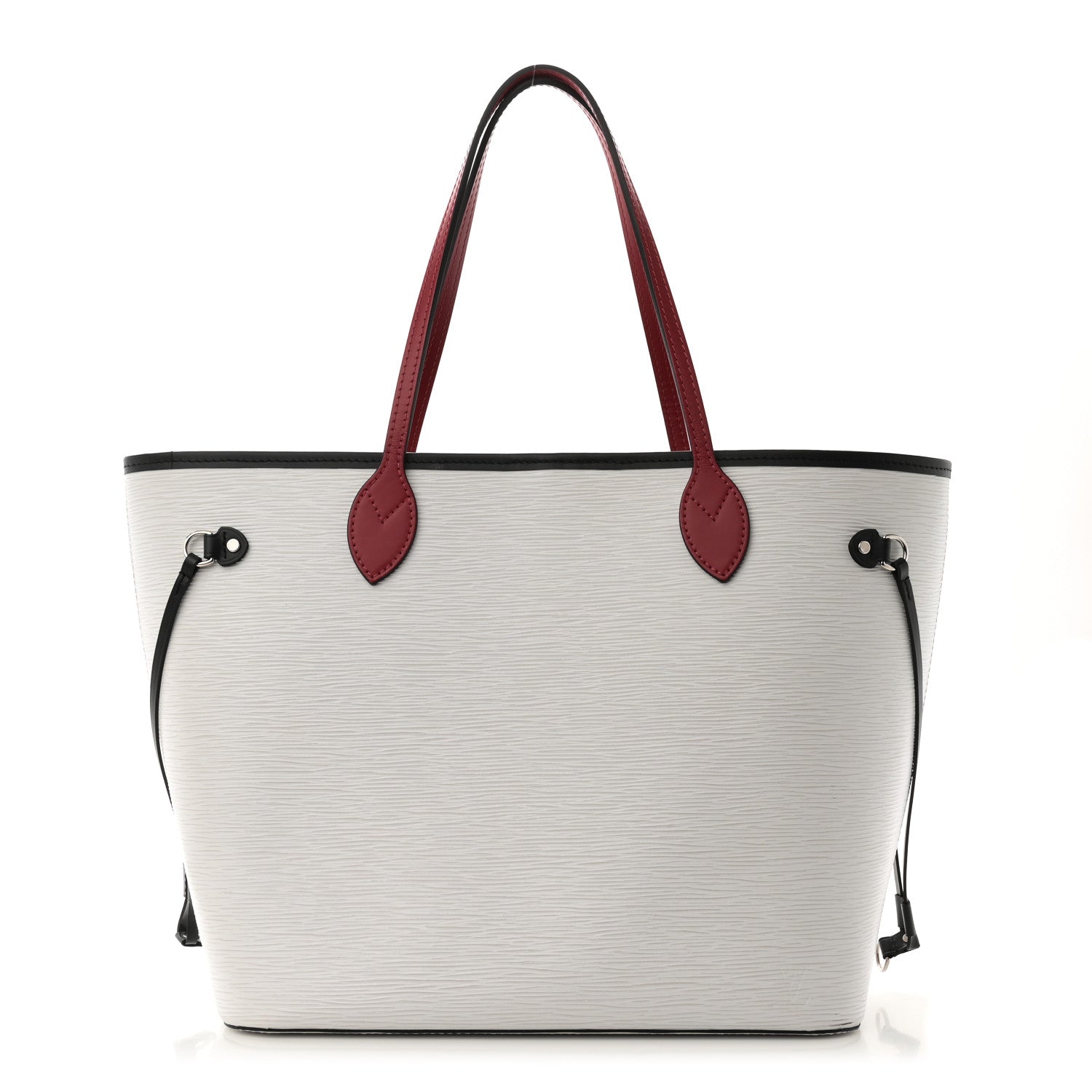 Louis Vuitton Epi Neverfull MM White Scarlet Black 1 of 9