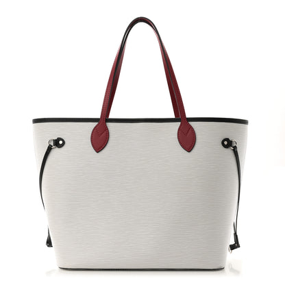 Louis Vuitton Epi Neverfull MM White Scarlet Black 1 of 9