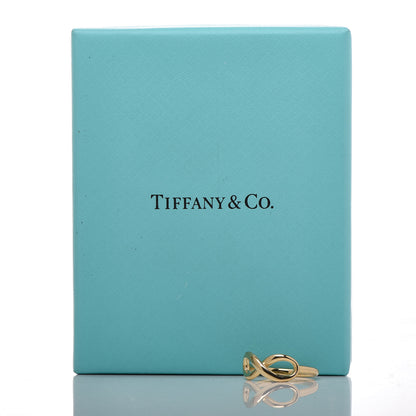 Tiffany 18K Yellow Gold Infinity Ring 54 7 5 of 5