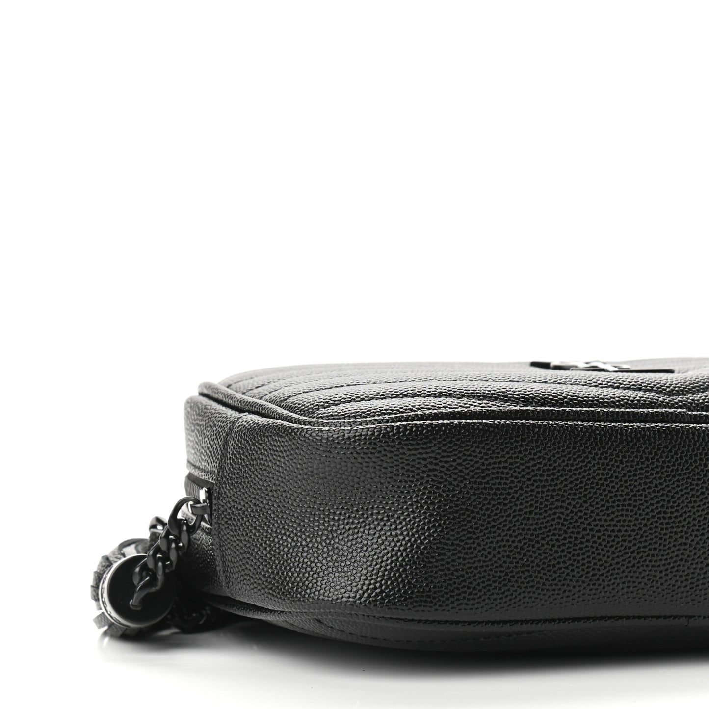 Grain De Poudre Matelasse Monogram Mini Lou Camera Bag Black