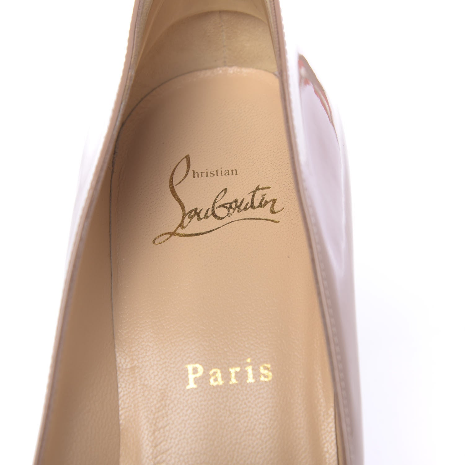 Christian Louboutin Patent Pigalle 85 Pumps 40 Nude 7 of 13