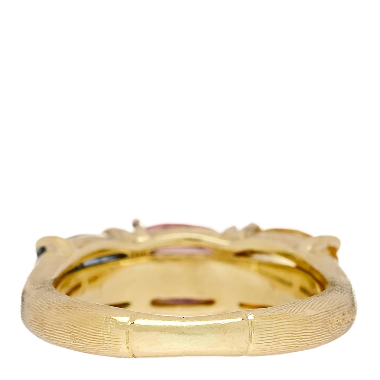Marco Bicego 18K Yellow Gold Citrine Tourmaline Topaz Murano Trilogy Ring 49 4.75 3 of 5