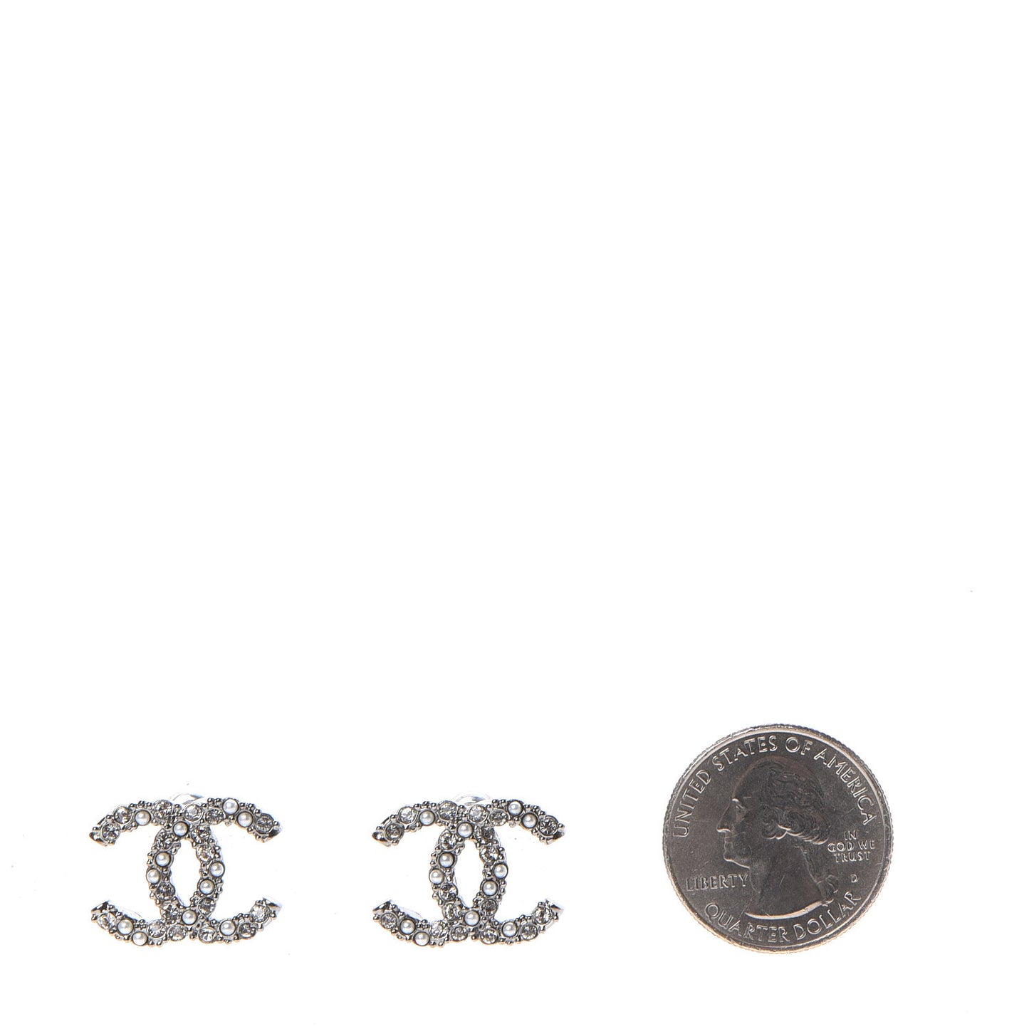 Ruthenium Crystal Pearl Caviar Earrings